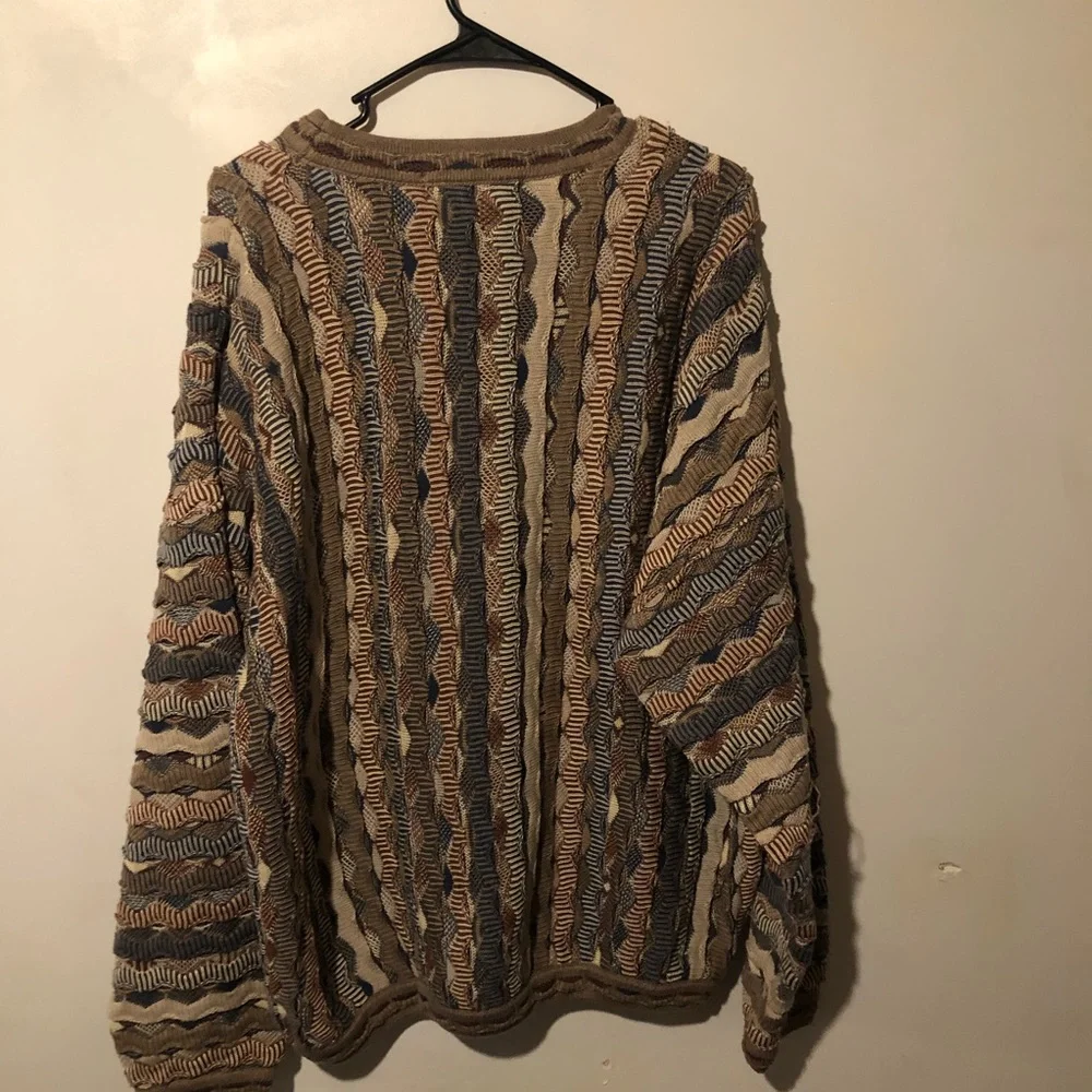 Chunky oversized ITaly ENRICO UOMO ITALY retro sweater unisex - Picture 6 of 8